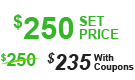 2mtr $250 – (with coupons $235)